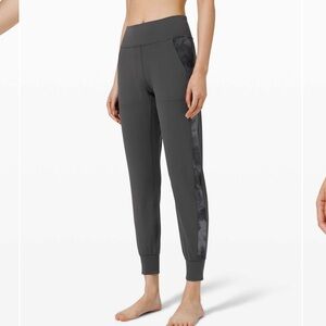 Lululemon Align Jogger Track Stripe Graphite Grey / Diamond Dye Pitch Grey 2